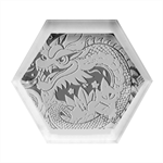 Chinese New Year – Year of the Dragon Hexagon Wood Jewelry Box Front