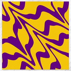 Waves Pattern Lines Wiggly Canvas 12  X 12  by Cemarart