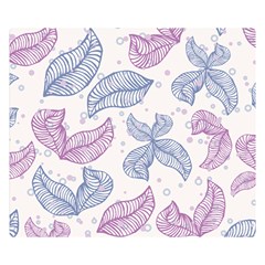 Blob Gradient Blur Scatter Premium Plush Fleece Blanket (small) by Cemarart