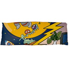 Astronaut Moon Monsters Spaceship Universe Space Cosmos Body Pillow Case (dakimakura) by Maspions