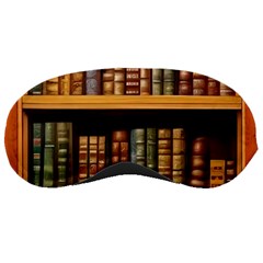 Room Interior Library Books Bookshelves Reading Literature Study Fiction Old Manor Book Nook Reading Sleep Mask by Grandong