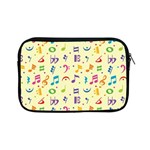 Seamless Pattern Musical Note Doodle Symbol Apple iPad Mini Zipper Cases Front