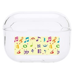 Seamless Pattern Musical Note Doodle Symbol Hard Pc Airpods Pro Case by Apen