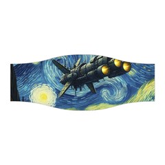 Spaceship Starry Night Van Gogh Painting Stretchable Headband by Maspions