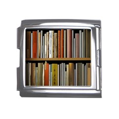 Book Nook Books Bookshelves Comfortable Cozy Literature Library Study Reading Reader Reading Nook Ro Mega Link Italian Charm (18mm) by Maspions