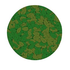 Vectors Leaves Background Plant Mini Round Pill Box (pack Of 3) by Askadina