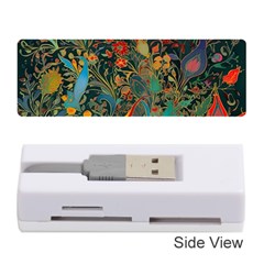Flowers Trees Forest Mystical Forest Nature Background Landscape Memory Card Reader (stick) by Maspions