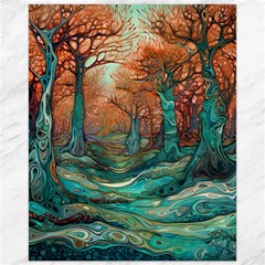 Trees Tree Forest Mystical Forest Nature Junk Journal Scrapbooking Landscape Nature Canvas 16  X 20  by Maspions