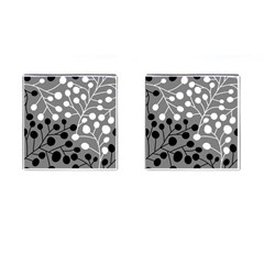 Abstract Nature Black White Cufflinks (square) by Maspions