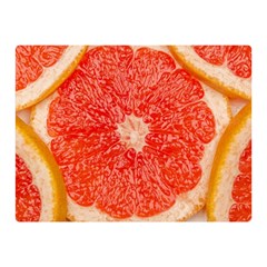 Grapefruit-fruit-background-food Two Sides Premium Plush Fleece Blanket (mini) by Maspions
