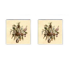 Vintage-antique-plate-china Cufflinks (square) by Maspions
