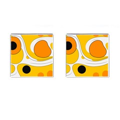 Abstract Pattern Cufflinks (square) by Maspions