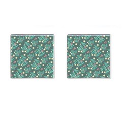 Illustration Pattern Seamless Cufflinks (square) by Maspions