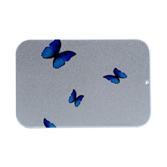 Butterfly-blue-phengaris Open Lid Metal Box (silver)   by saad11