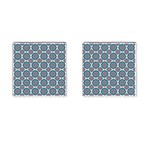 Abstract Mandala Seamless Background Texture Cufflinks (Square) Front(Pair)
