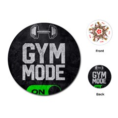 Gym Mode Playing Cards Single Design (round) by Store67