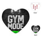 Gym mode Playing Cards Single Design (Heart) Front