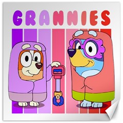 Grannies Bluey Canvas 12  X 12  by avitendut