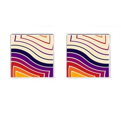 Angles Design Pattern Retro Cufflinks (square) by Maspions