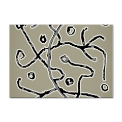 Sketchy Abstract Artistic Print Design Sticker A4 (10 Pack) by dflcprintsclothing