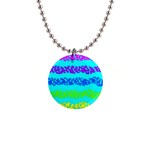 Abstract Design Pattern 1  Button Necklace Front