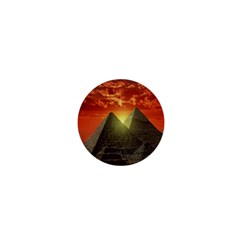 Pyramids Egypt Monument Landmark Sunrise Sunset Egyptian 1  Mini Magnets by Proyonanggan
