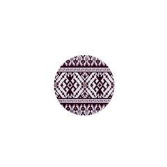 Illustration Ukrainian Folk Seamless Pattern Ornament 1  Mini Magnets by Proyonanggan