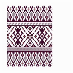 Illustration Ukrainian Folk Seamless Pattern Ornament Large Garden Flag (two Sides) by Proyonanggan