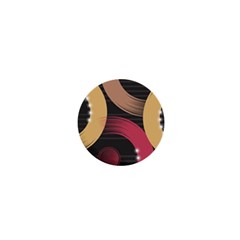 Circle Colorful Shine Line Pattern Geometric 1  Mini Magnets by Proyonanggan