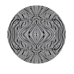 Black And White Pattern 1 Mini Round Pill Box (pack Of 3) by 2607694