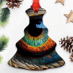 Eye Bird Feathers Vibrant Christmas Tree Ornament (two Sides) by Hannah976