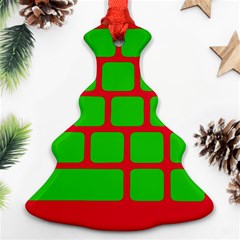 Keyboard Keys Computer Input Pc Christmas Tree Ornament (two Sides) by Ravend