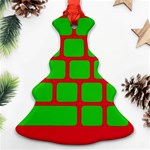 Keyboard Keys Computer Input Pc Christmas Tree Ornament (Two Sides) Back