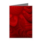 Lachs Kl Rotweissschwarz Kl Mini Greeting Card Left