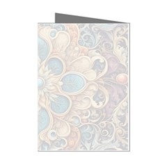 Pattern 1 Muster 7a Mini Greeting Cards (pkg Of 8) by 2607694c