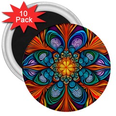 Schwarz Bunt 3  Magnets (10 Pack)  by 2607694c