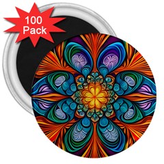 Schwarz Bunt 3  Magnets (100 Pack) by 2607694c