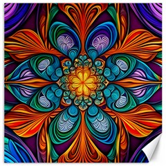 Schwarz Bunt Canvas 12  X 12  by 2607694c