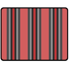 Rosa Grau Streifen Fleece Blanket (medium) by 2607694c