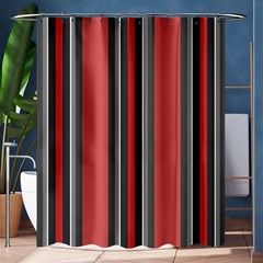 Rosa Grau Streifen Shower Curtain 60  X 72  (medium)  by 2607694c