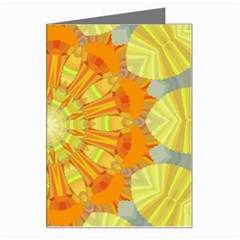 Sunshine-sunny-sun-abstract-yellow - Greeting Card by Ravend