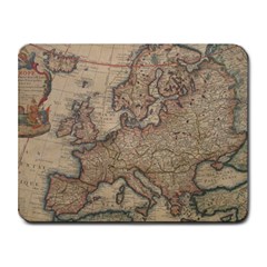Old Vintage Classic Map Of Europe Small Mousepad