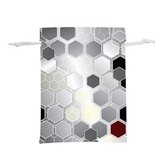 Honeycomb Pattern Lightweight Drawstring Pouch (l) by Ket1n9