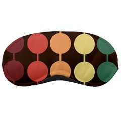 Pattern Circle Retro Design Sleep Mask by Loisa77