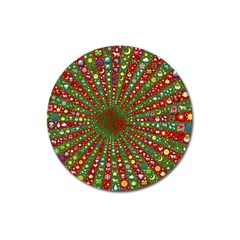 Emoji Hearts Valentine Universe Magnet 3  (round) by Paksenen