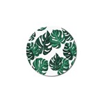Illustrations Monstera Leafes Golf Ball Marker (10 pack) Front