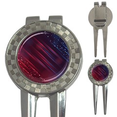 Illustrations Space Purple 3-in-1 Golf Divots by anzea