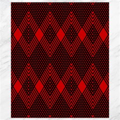 Pattern Red Black, Canvas 8  X 10  by 2607694c