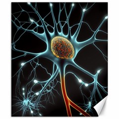 Organism Neon Science Canvas 8  X 10  by Ndabl3x