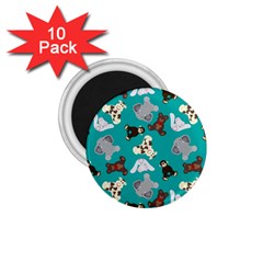Plush Toys Stuffed Toys Stuffed Animals 1 75  Magnets (10 Pack)  by Ndabl3x